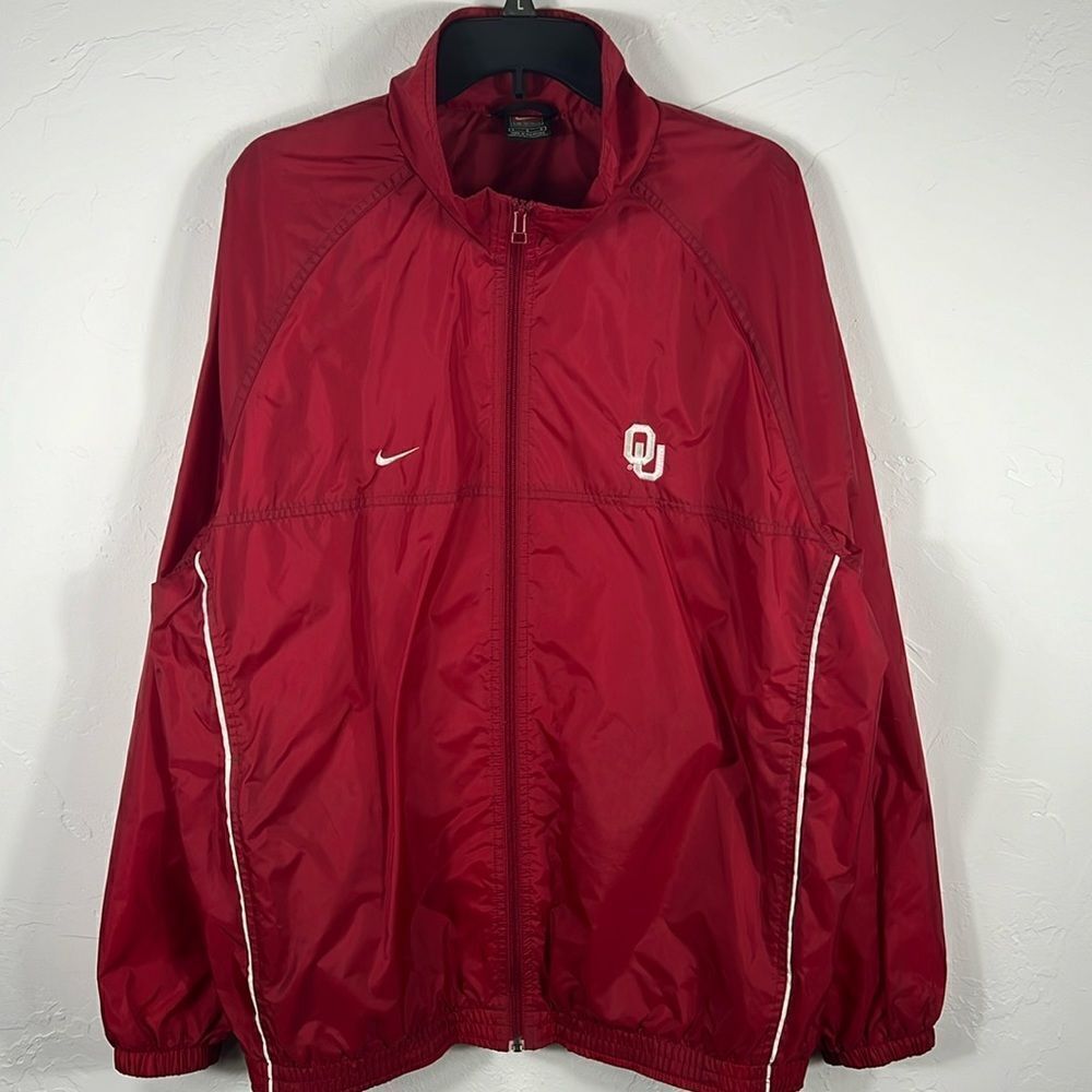 🏈 Vintage NIKE Team Nylon Windbreaker Lightweight Jacket - Men Sz‎ L - PERFECT